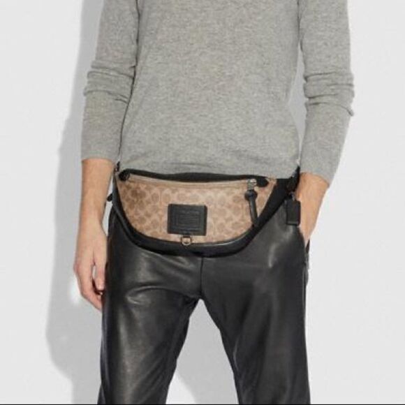 Authentic COACH Rivington Signature Belt Bag - Picture 4 of 15